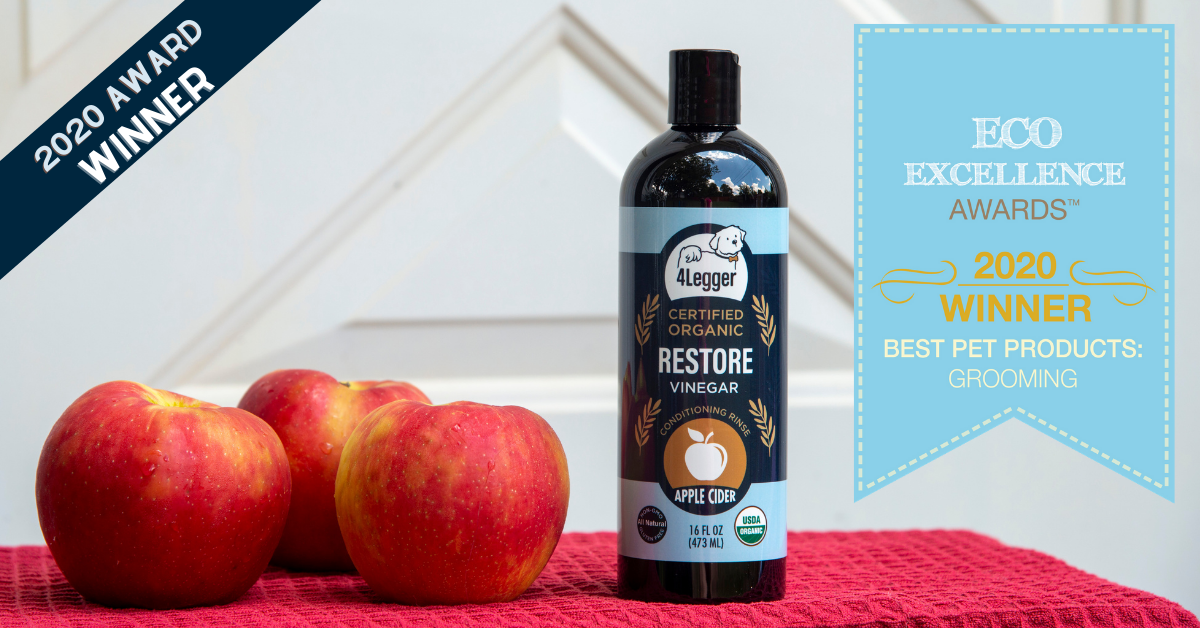 4 Legger Organic Dog Conditioner Wins the 2020 EcoExcellence Award