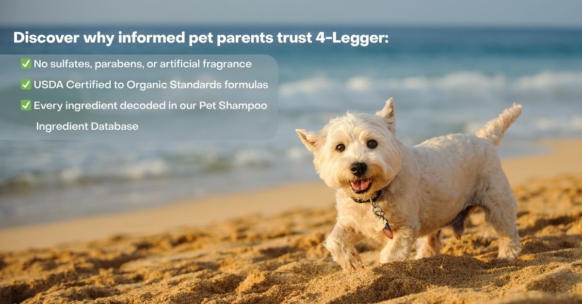 Discover organic dog shampoo
