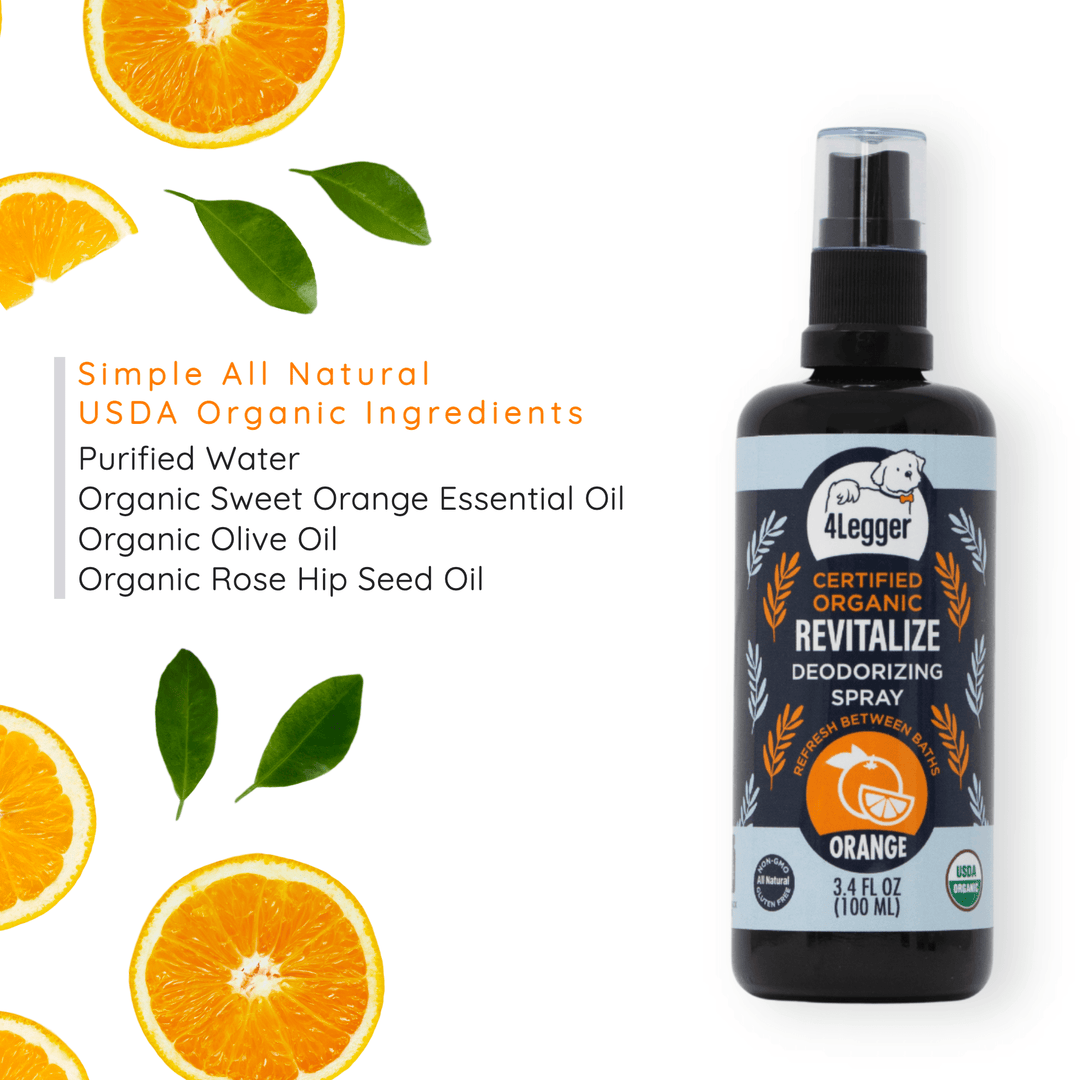 orange essential oil dog deodorizing spray