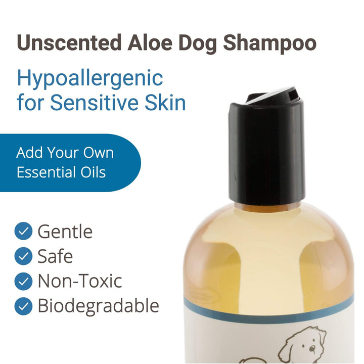 Unscented Hypoallergenic Dog Shampoo with Aloe