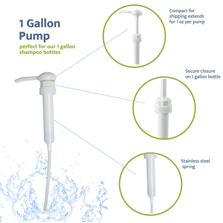 4-Legger Accessories Gallon Pump for 4-Legger Organic Dog Shampoo Gallon Sized Bottles