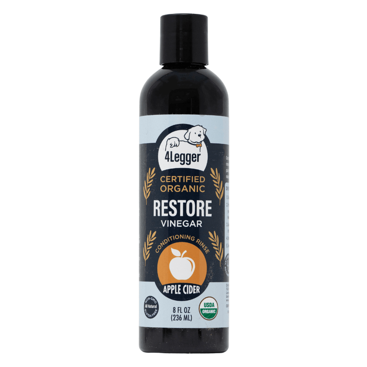 USDA Certified Organic Dog Conditioner - RESTORE - USDA Certified Organic Apple Cider Vinegar Conditioning Rinse For Dogs