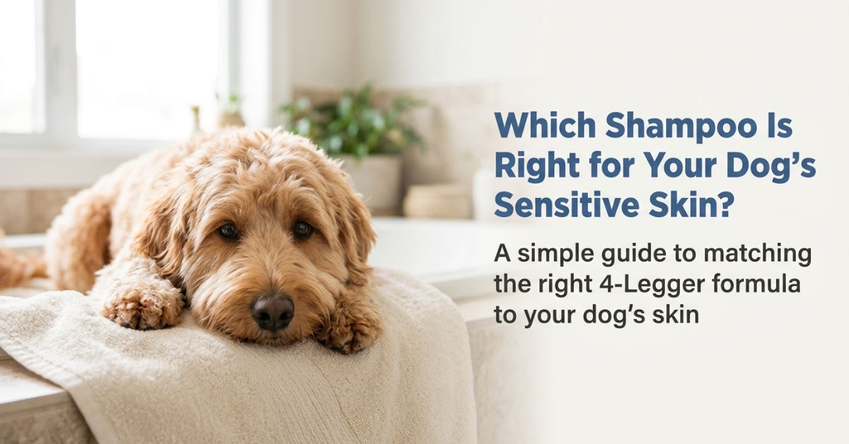 selecting the best dog shampoo for sensitive skin