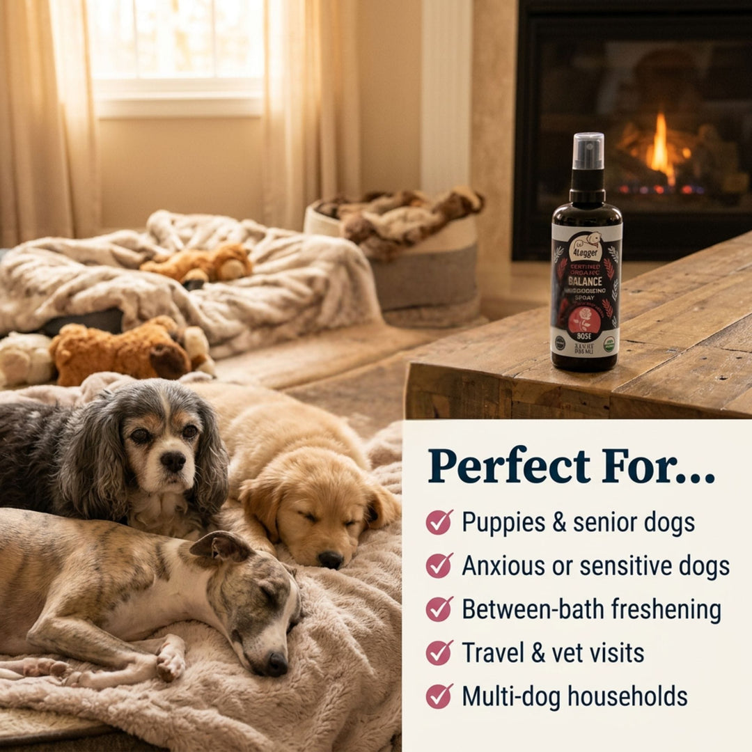 4-Legger BALANCE rose spray safe for puppies seniors and sensitive dogs