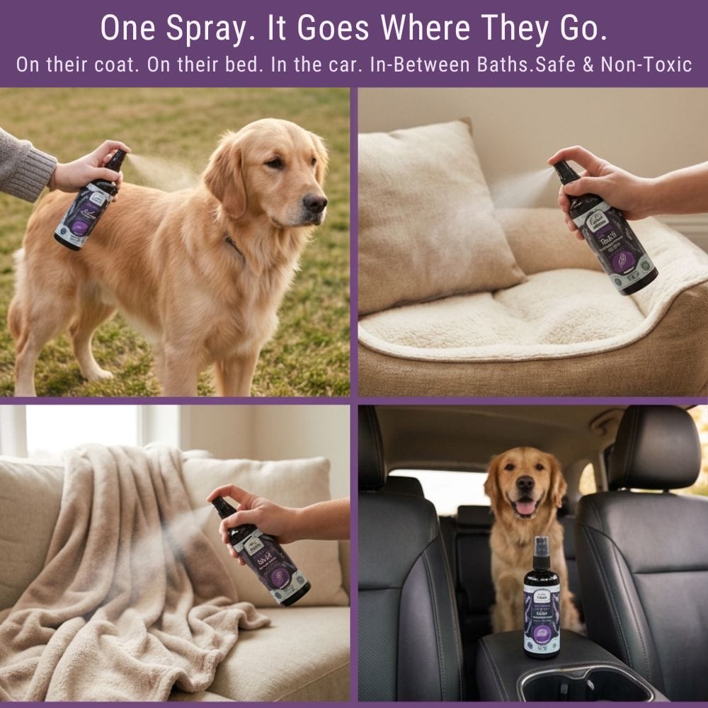 lavender plants toxic to dogs 4-Legger Organic Dog Deodorizing Spray