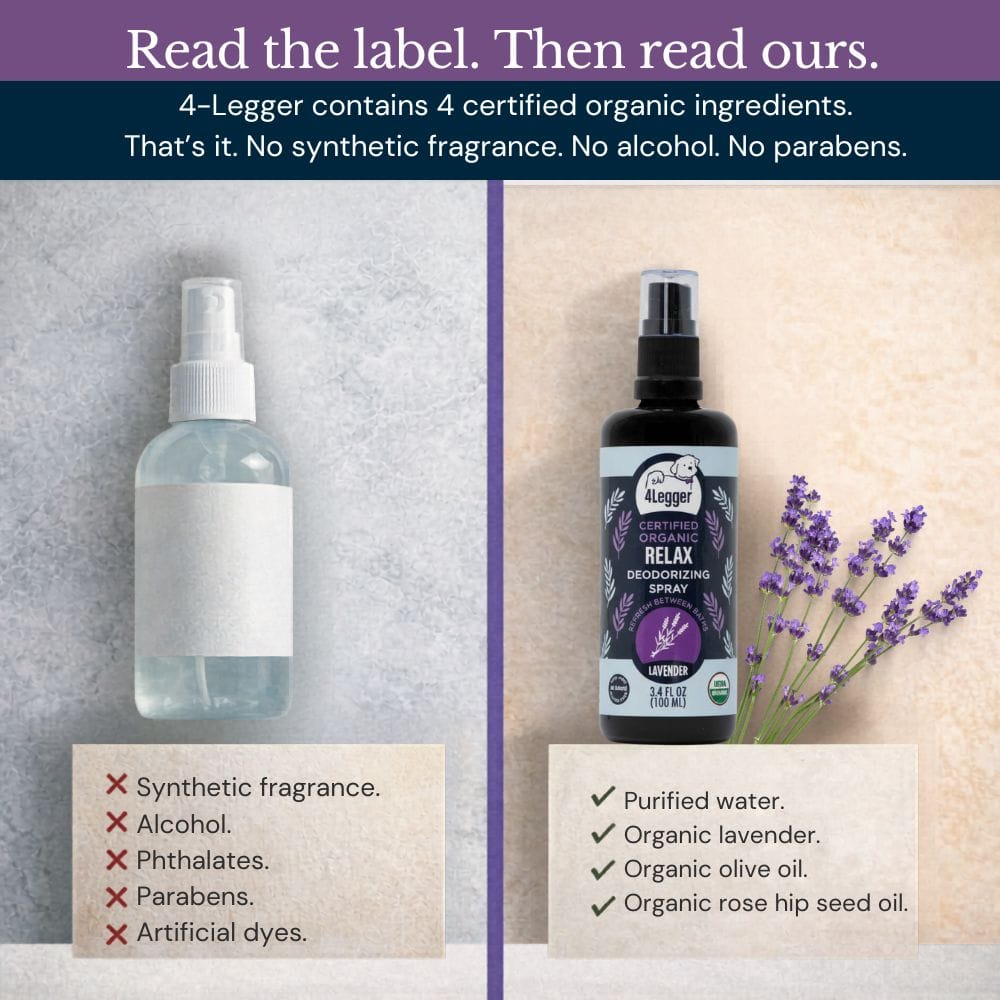 is a lavender plant toxic to dogs 4-Legger Organic Dog Deodorizing Spray