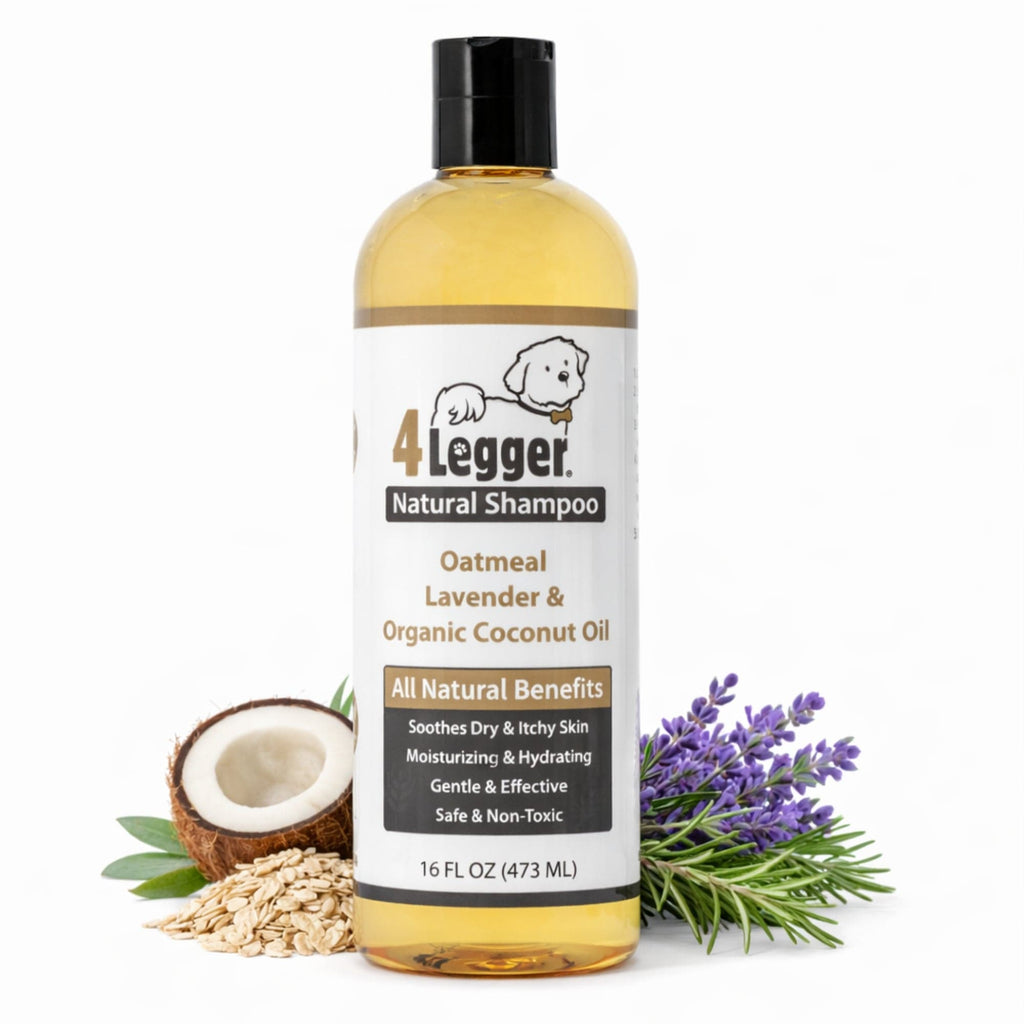 4-Legger Organic Oatmeal Dog Shampoo | USDA Certified for Itchy Skin