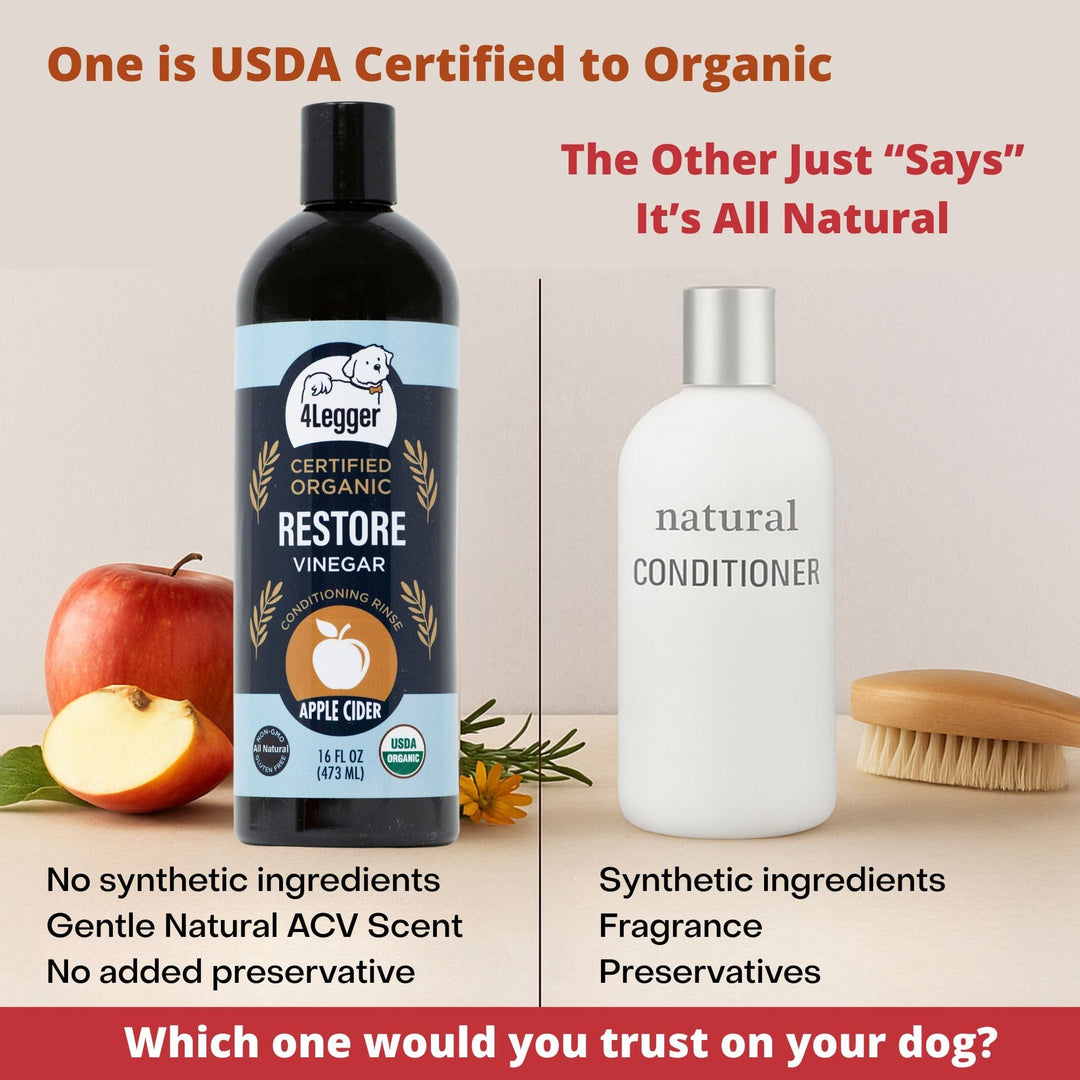 RESTORE Organic Apple Cider Vinegar Conditioning Rinse for Dogs