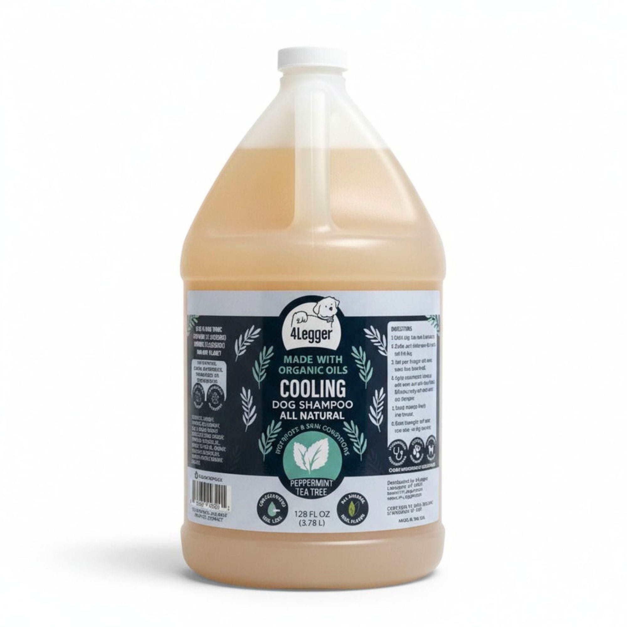 4-Legger Organic Tea Tree Dog Shampoo | Holistic Medicated Alternative