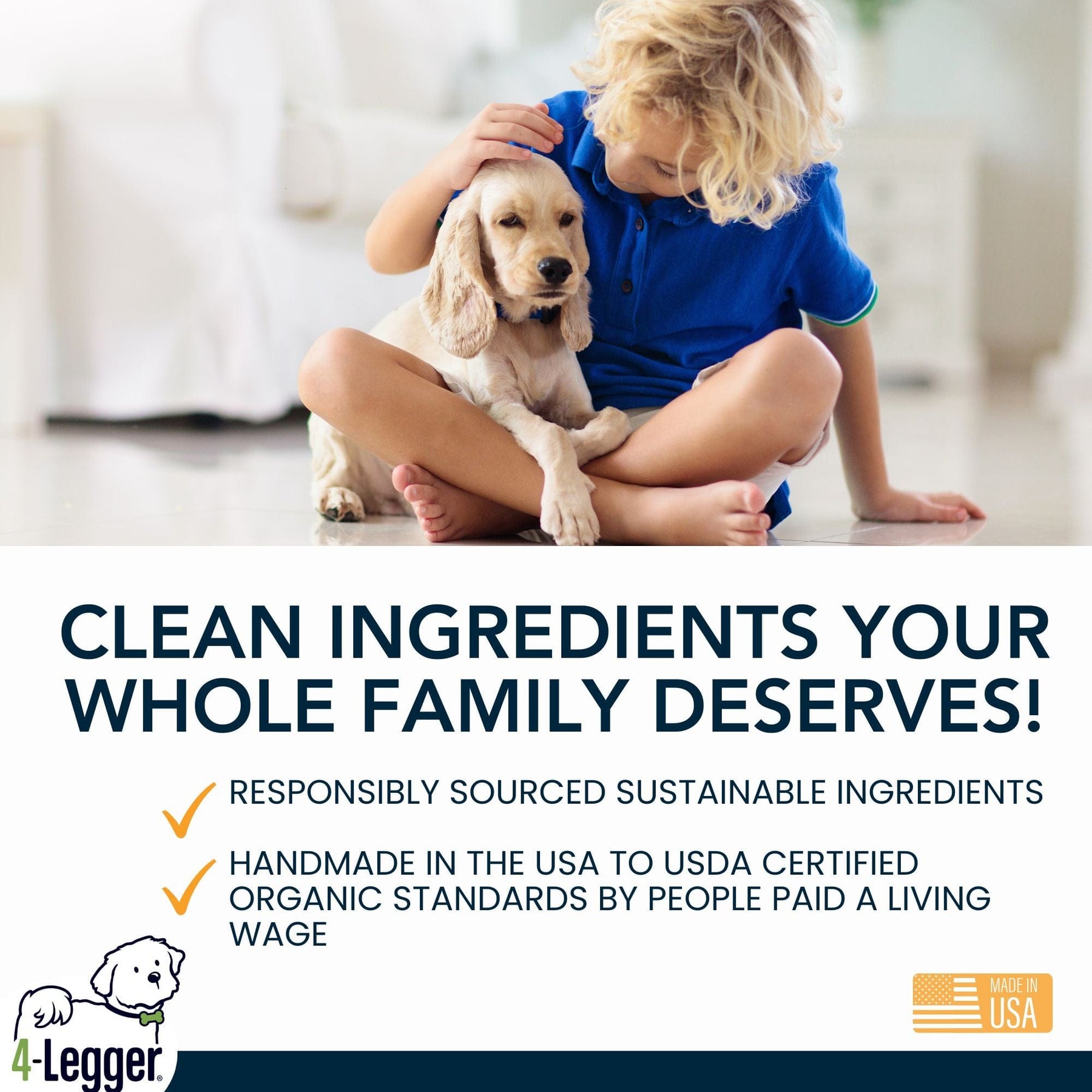 4Legger Organic Neem Dog Shampoo for Flea Allergy Dermatitis