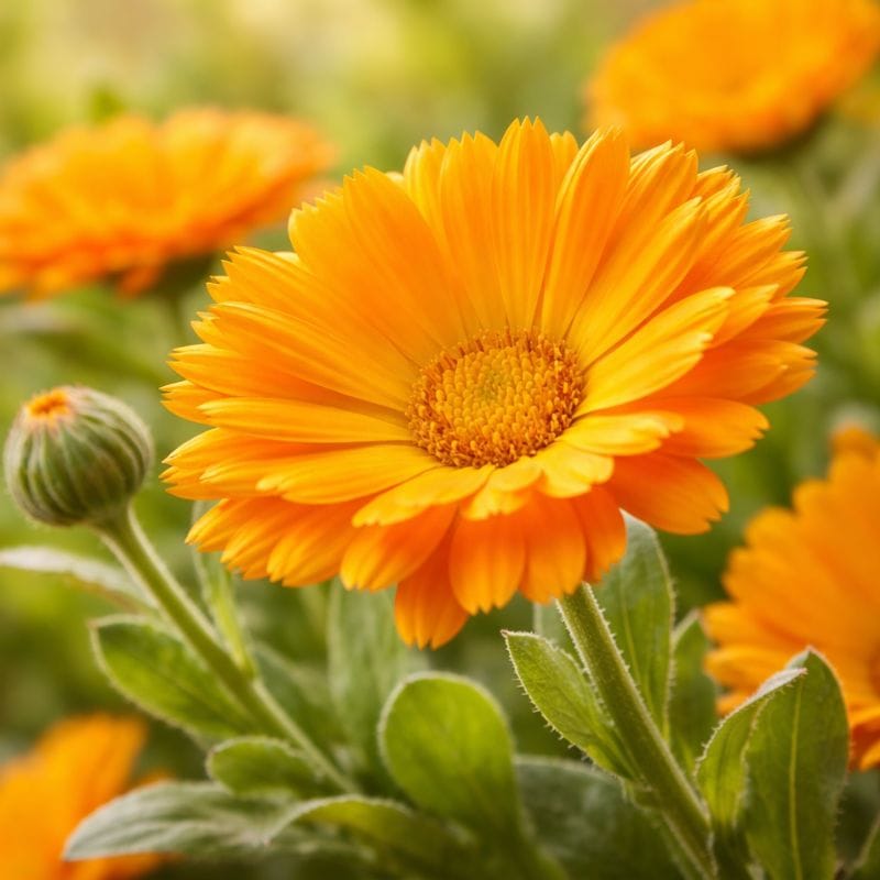 Organic calendula — soothes irritated skin in 4-Legger CALM organic lavender dog shampoo