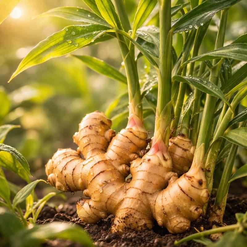 Organic ginger essential oil — warming and invigorating ingredient in 4-Legger ENERGIZE dog deodorizing spray