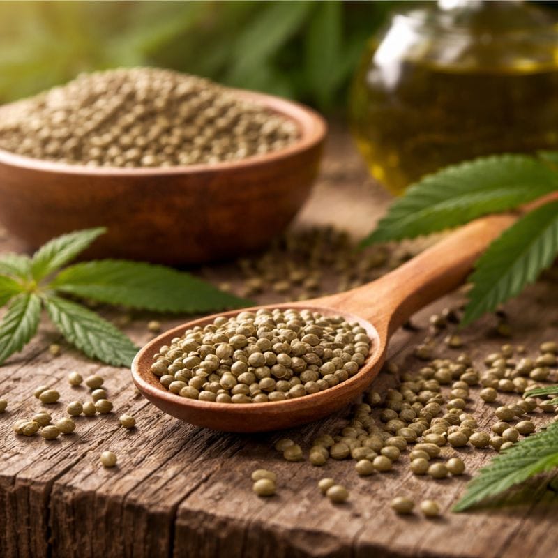 Organic hemp oil — moisturizes and soothes dry itchy skin in 4-Legger MOISTURIZE dog shampoo