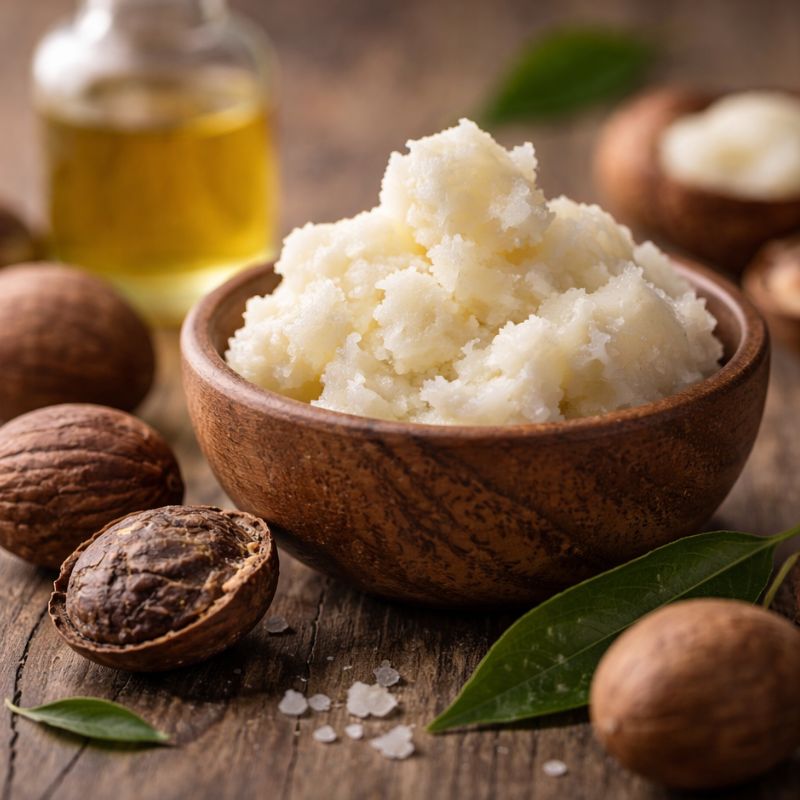 Organic shea butter — deep moisturizing ingredient in 4-Legger healing balm