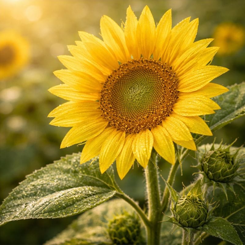 Organic sunflower vitamin E — natural antioxidant in 4-Legger healing balm