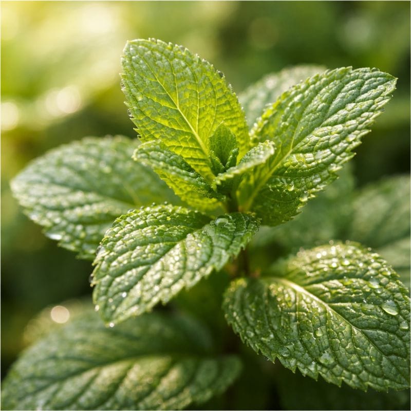 Peppermint essential oil — cooling and refreshing in 4-Legger organic cedar dog shampoo