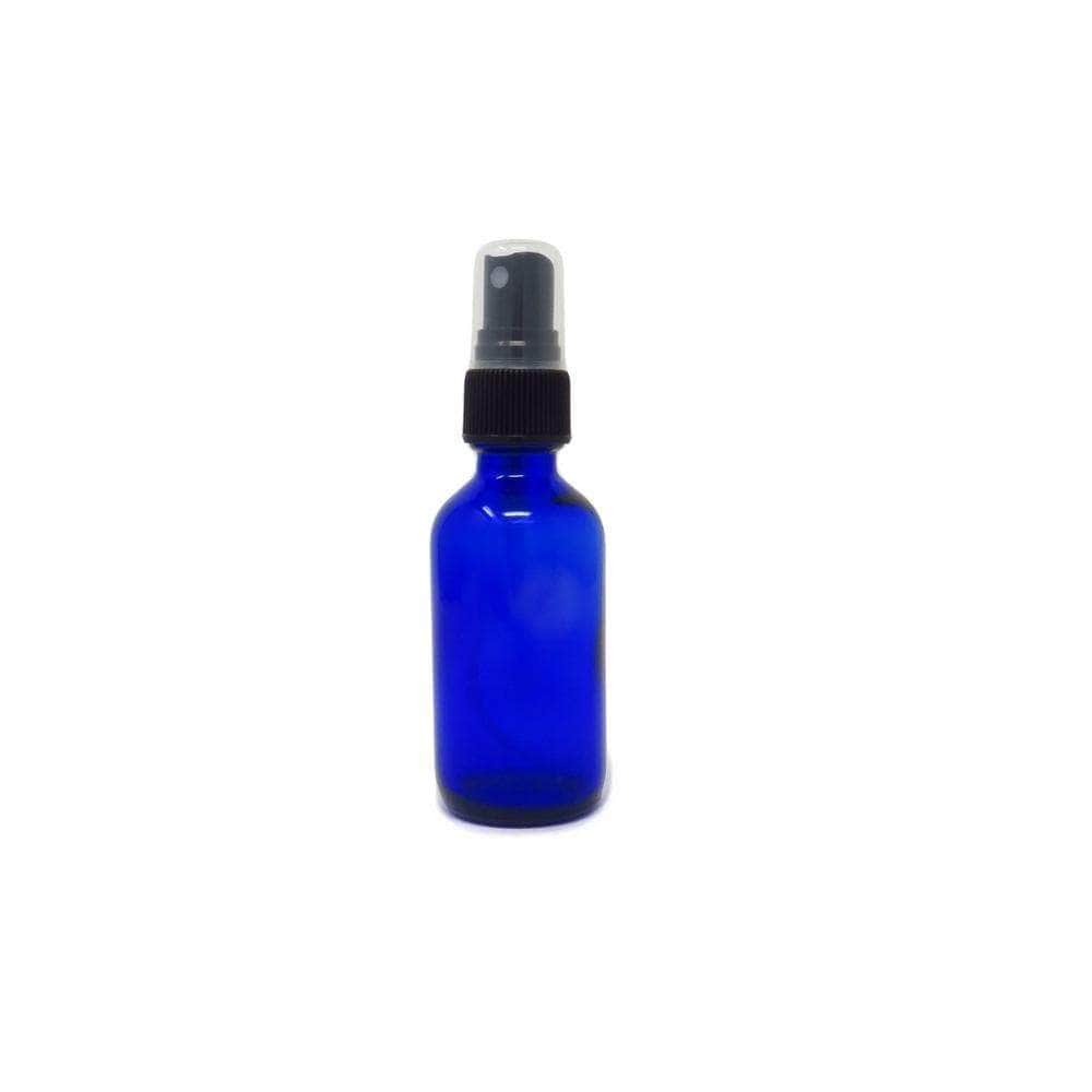 2 oz cobalt blue bottle with mist sprayer