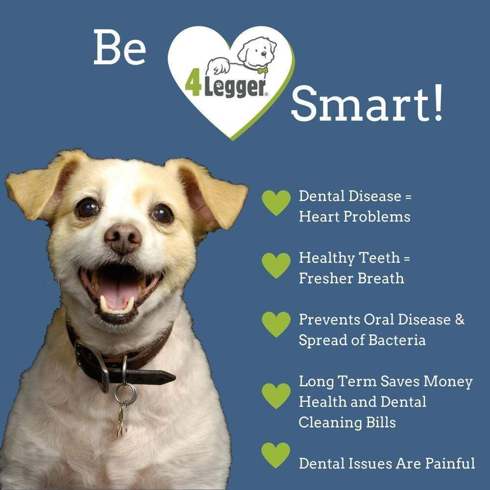 Dental Powder Safe and Non-Toxic Vegan Dog Toothpaste Alternative - 4-Legger