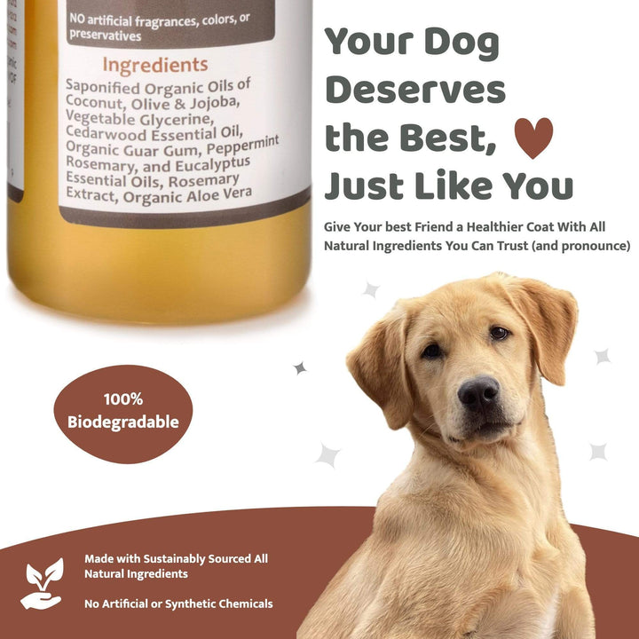 dog cedar shampoo, cedar dog shampoo, flea dog shampoo, natural flee dog shampoo