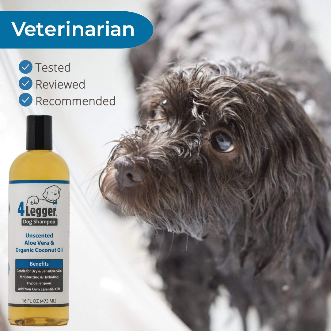 Veterinarian Recommended Unscented Organic Dog Shampoo | dog shampoo for sensitive skin